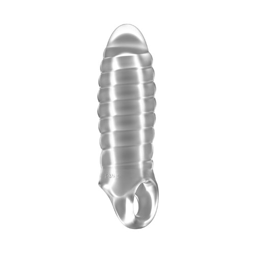 The Sono No.36 Stretchy Thick Penis Extension Transparent from Forbidden Passion