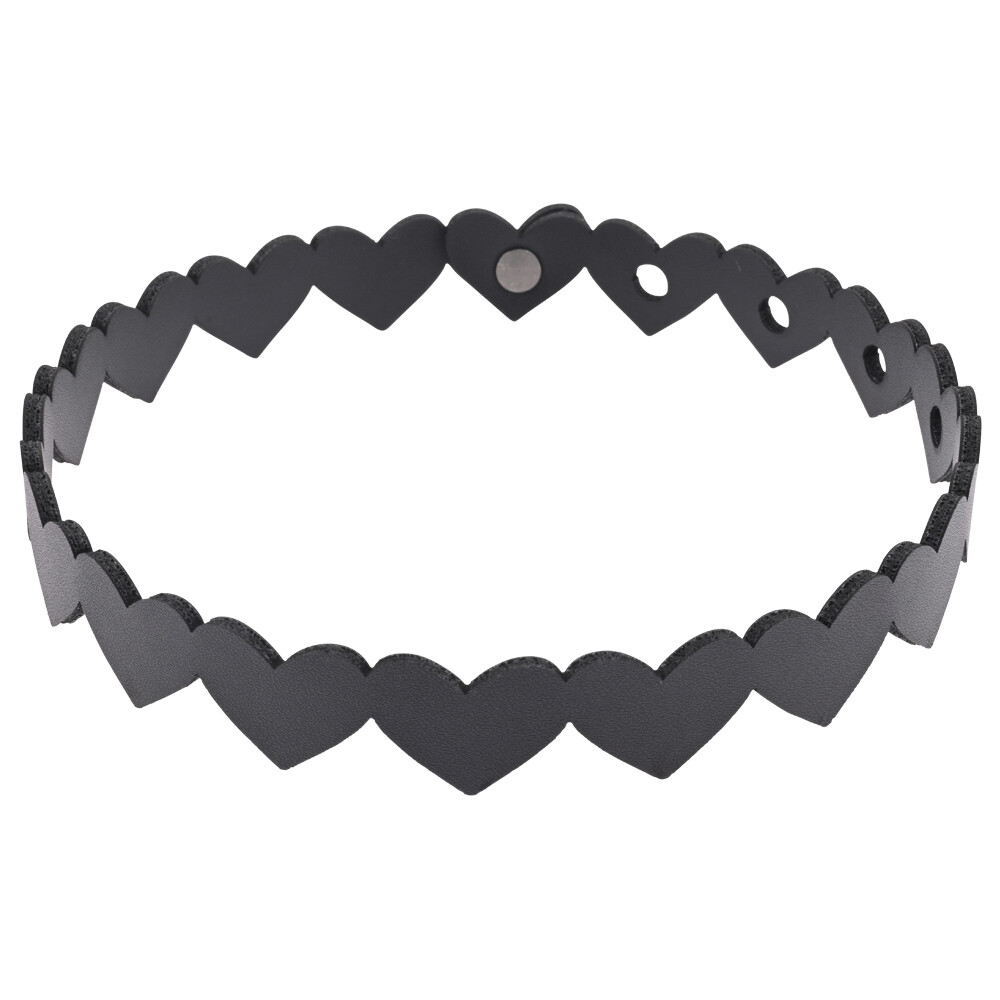 The Sportsheets Sex and Mischief Heart Day Collar from Forbidden Passion