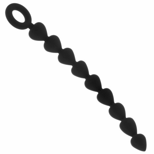 The Sex And Mischief Silicone Anal Beads from Forbidden Passion