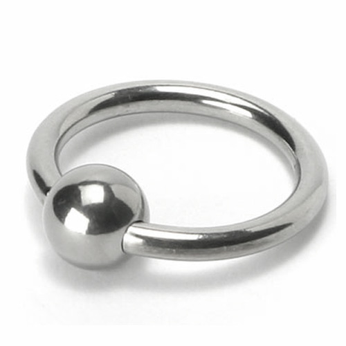 The Master Series Steel Ball Head Ring from Forbidden Passion