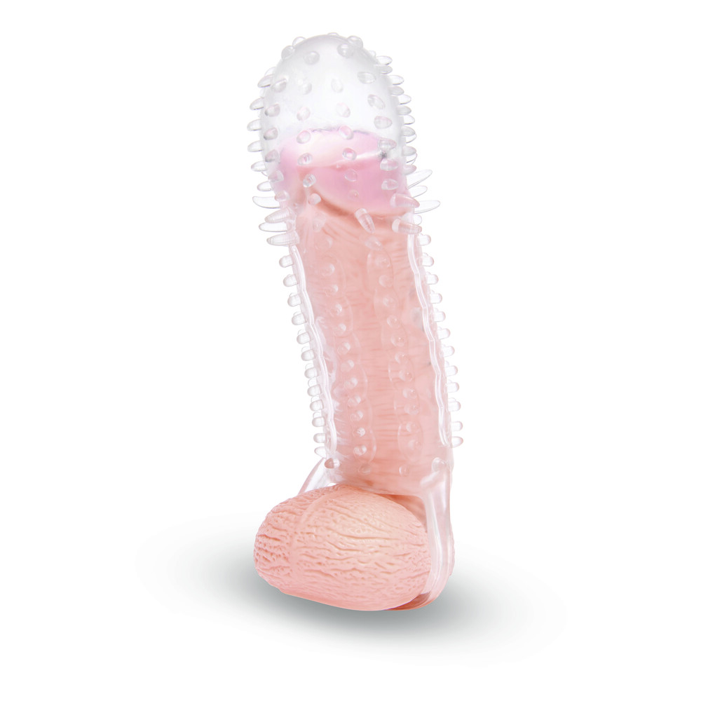 The Size Up Clear Textured 1.5 Inch Extender from Forbidden Passion