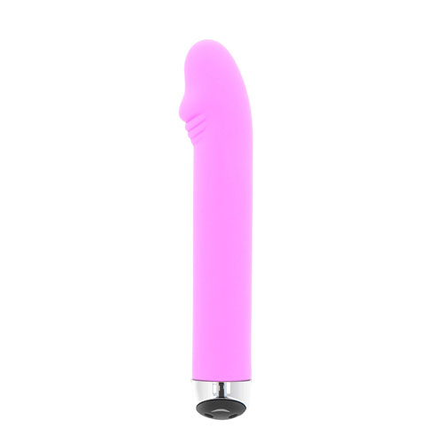 The ToyJoy Smile Love Me Forever Pink Mini Vibe from Forbidden Passion