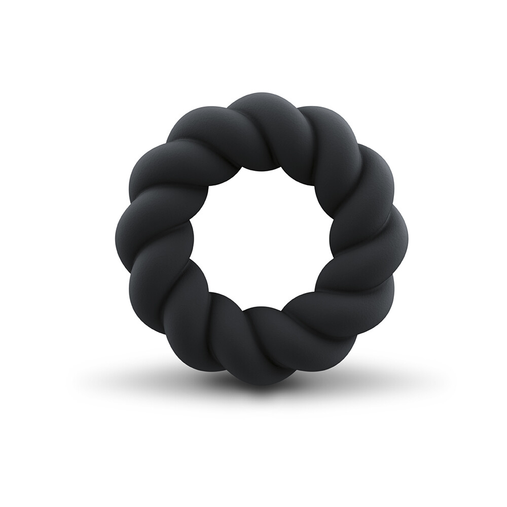 The Rocks Off Twist Cockring from Forbidden Passion