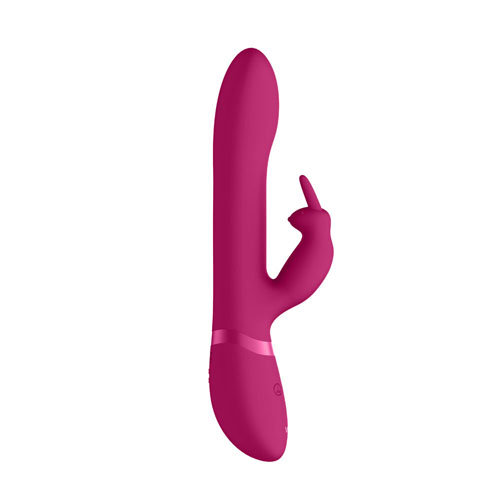The Vive Amoris Pink Rabbit Vibrator With Stimulating Beads from Forbidden Passion