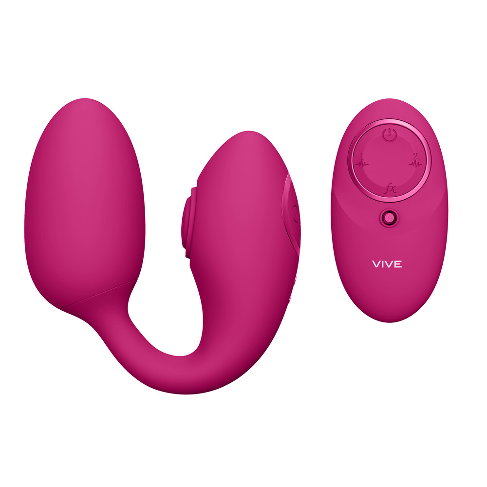 The Vive Aika Pulse Wave And Vibrating Love Egg Pink from Forbidden Passion
