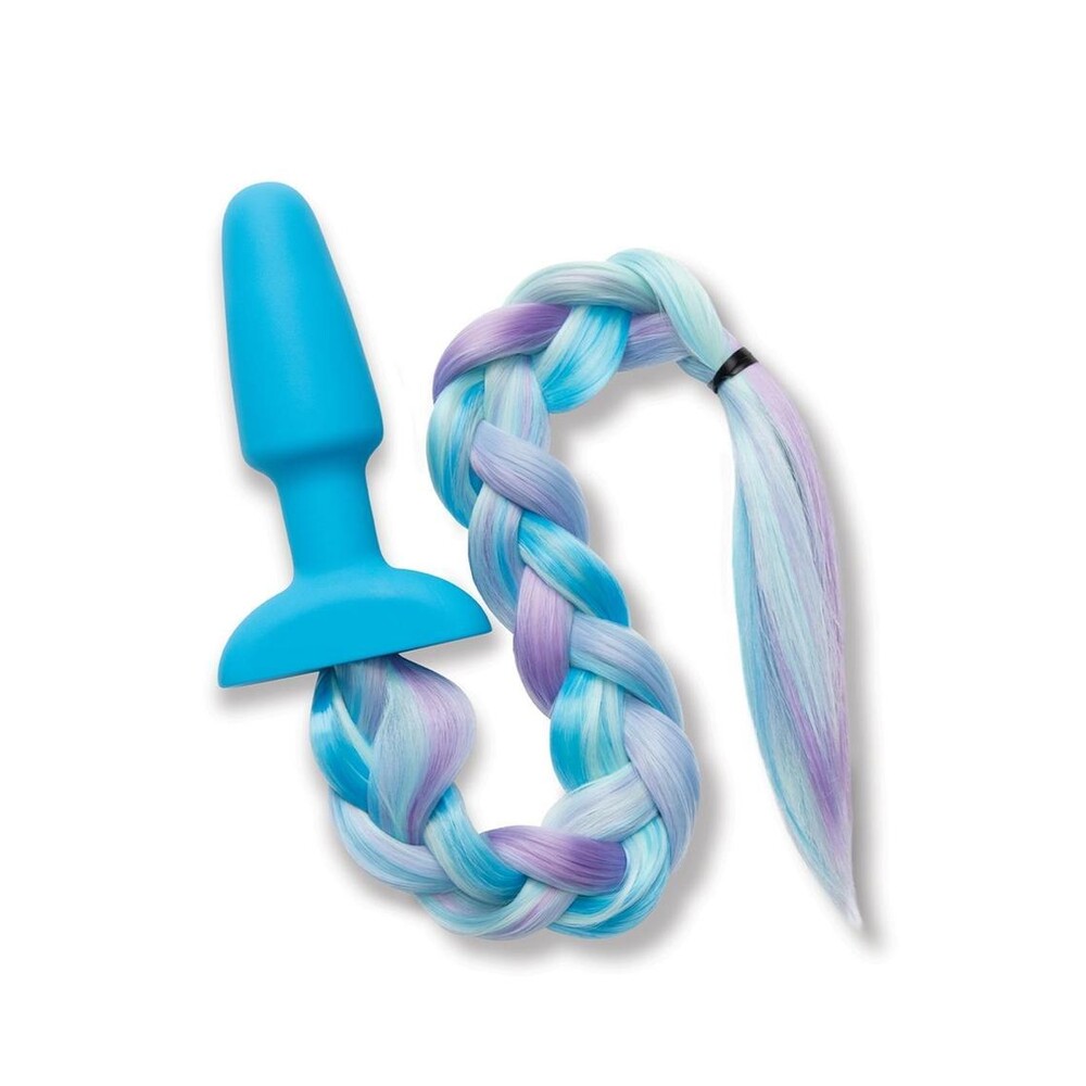 The Furry Tales Silicone Unicorn Tail Butt Plug from Forbidden Passion