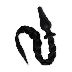 The Furry Tales Black Pony Play Butt Plug from Forbidden Passion