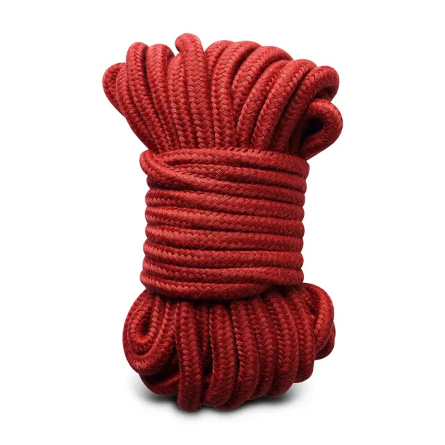 The 10 Metres Cotton Bondage Rope Red from Forbidden Passion