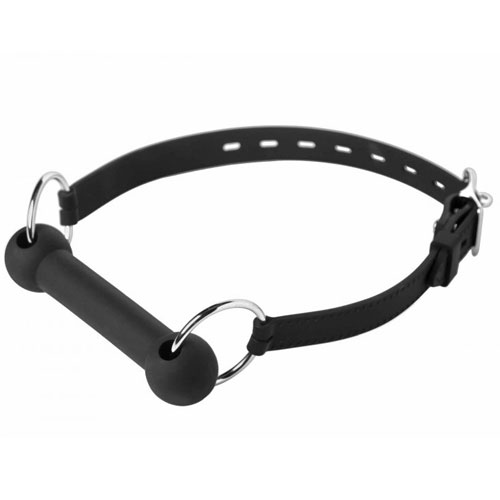 The Master Series Mr. Ed Lockable Silicone Horse Bit Gag from Forbidden Passion