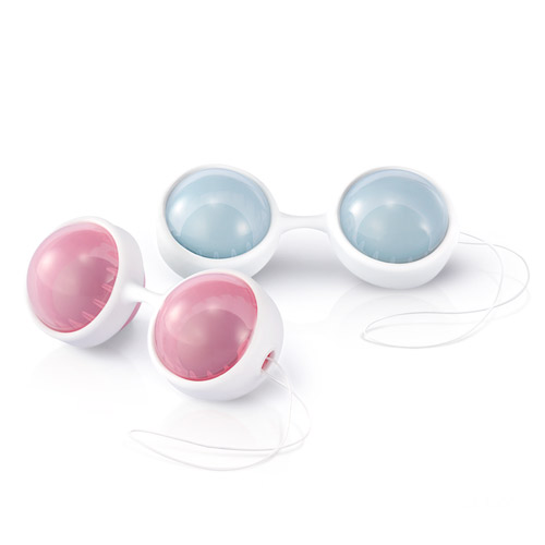 The Lelo Luna Mini Beads Pink And Blue from Forbidden Passion