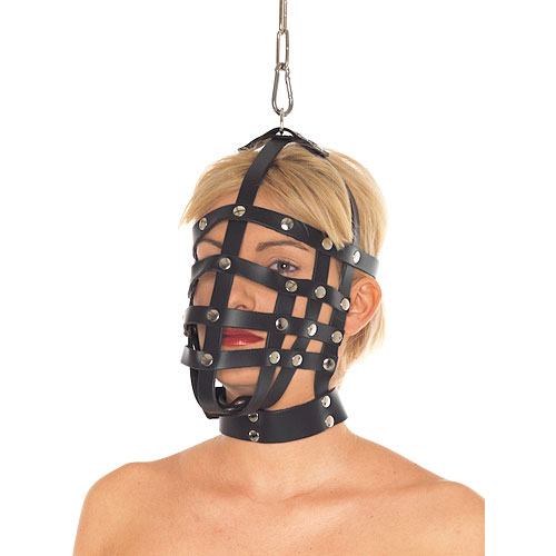 The Leather Muzzle Mask from Forbidden Passion