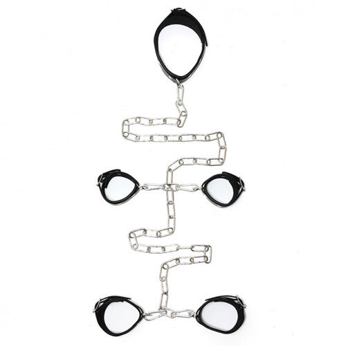The Leather Female Hand And Foot Cuffs from Forbidden Passion