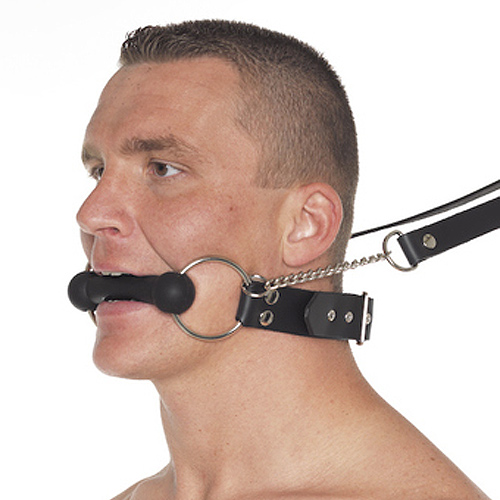 The Leather Horse Bit Gag And Reins from Forbidden Passion