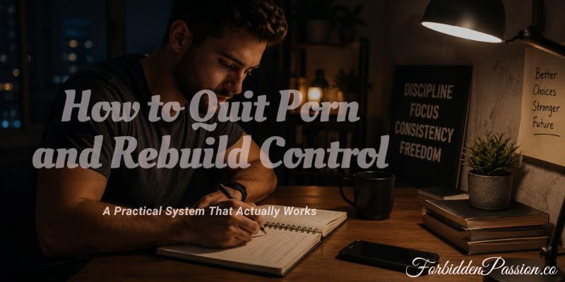 Person rebuilding self-control and healthy habits